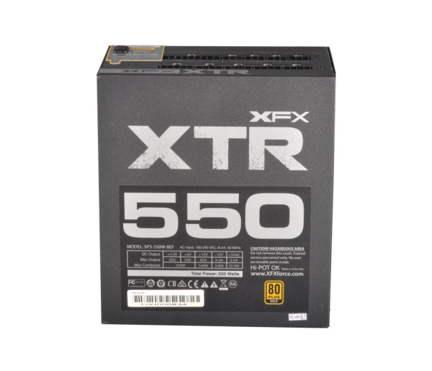 XFX Black Edition XTR Full Modular 550W - 243091 - zdjęcie 3